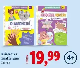 Lidl Książeczka z naklejkami (3 tytuły) oferta