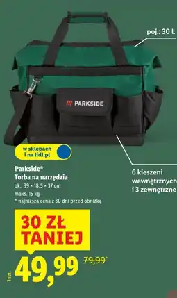 Lidl Parkside Torba na narzędzia oferta