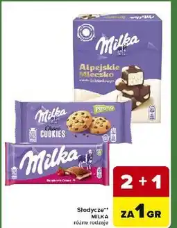 Carrefour Express Czekolada raspberry creme Milka oferta