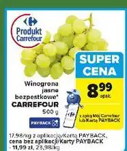 Carrefour Express Winogrona białe bezpestkowe Carrefour Targ Świeżości oferta