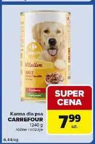 Carrefour Express Karma dla psa z wołowiną i warzywami Carrefour Dog's Menu oferta
