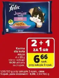 Carrefour Express Karma dla kota wybór smaków w galaretce Purina Felix Fantastic oferta