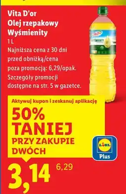 Lidl Olej rzepakowy Wyśmienity oferta