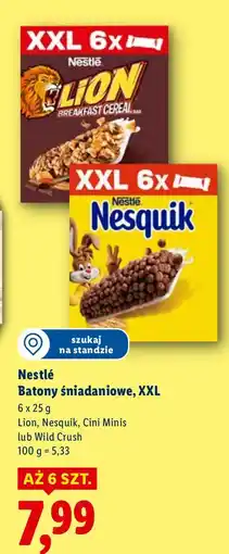 Lidl Płatki śniadaniowe Nesquik XXL oferta