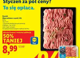 Lidl Mięso mielone z szynki XXL oferta
