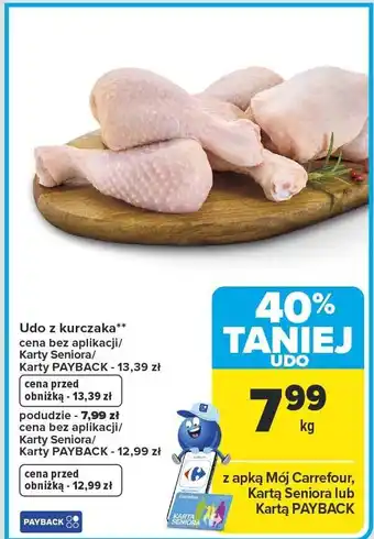 Udo z kurczaka bez aplikacji Karta Seniora/Karta PAYBACK
