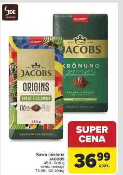 Carrefour Kawa mielona JACOBS KRÖNUNG oferta