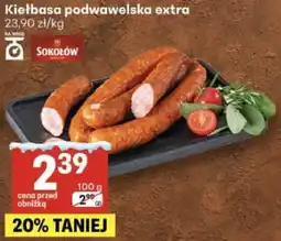 Delikatesy Centrum Kiełbasa podwawelska extra oferta