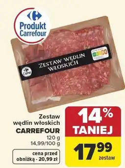 Carrefour Zestaw wędlin włoskich CARREFOUR oferta
