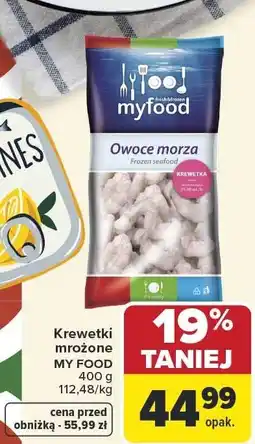 Carrefour Krewetki mrożone MY FOOD oferta