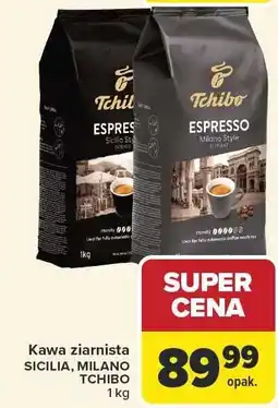 Carrefour Market Kawa ziarnista SICILIA Tchibo oferta