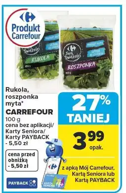 Carrefour Market Rukola myta CARREFOUR oferta