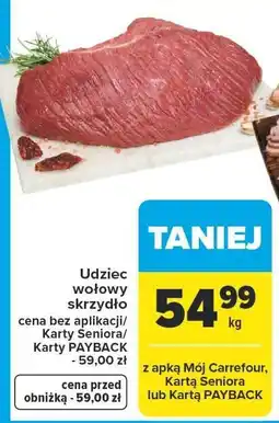 Carrefour Market Udziec wołowy skrzydło oferta