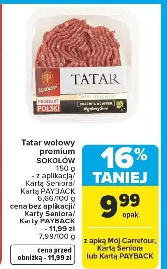 Tatar wołowy premium SOKOŁÓW