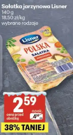 Delikatesy Centrum Sałatka jarzynowa Lisner wybrane rodzaje oferta
