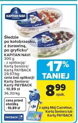 Carrefour Market Śledzie po kołobrzesku Kapitan Navi oferta