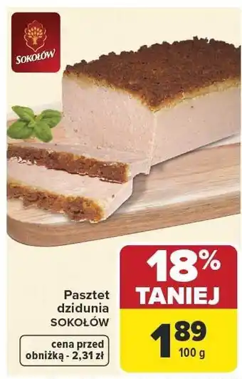 Carrefour Pasztet dzidunia SOKOŁÓW oferta
