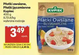 Delikatesy Centrum Płatki owsiane, Płatki jęczmienne Kupiec, wybrane rodzaje oferta