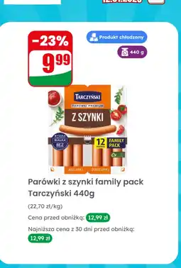 Dino Parówki z szynki family pack Tarczyński oferta
