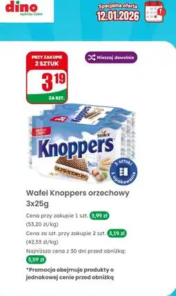 Dino Wafel Knoppers orzechowy oferta