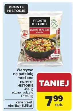 Carrefour Market Warzywa na patelnię mrożone Proste Historie oferta
