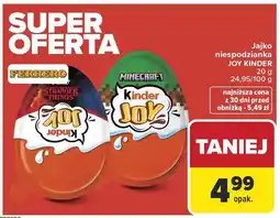Carrefour Jajko niespodzianka Kinder Joy oferta