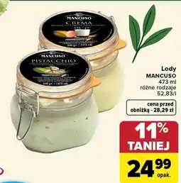 Carrefour Market Lody MANCUSO różne rodzaje oferta