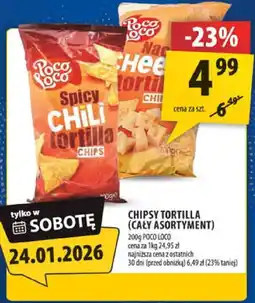 Arhelan Chipsy Tortilla (cały asortyment) oferta