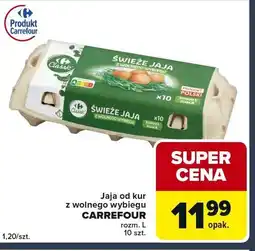 Globi Jaja od kur z wolnego wybiegu CARREFOUR rozm. L oferta