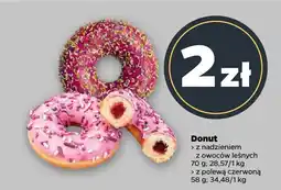 Netto Donut z polewą czerwoną oferta