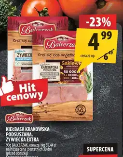 Arhelan Kiełbasa Krakowska Podwsuzana Żywiecka Extra Balcerzak oferta