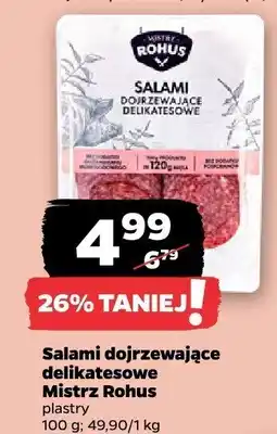 Netto Salami dojrzewające delikatesowe, plastry oferta
