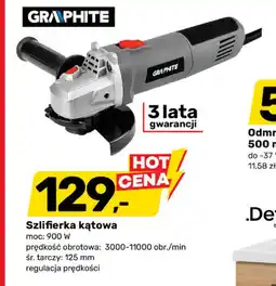 Bricomarche Szlifierka kątowa Graphite oferta