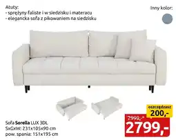 Black Red White Sofa Sorella oferta