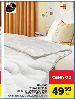 Carrefour Kołdra John Cotton oferta