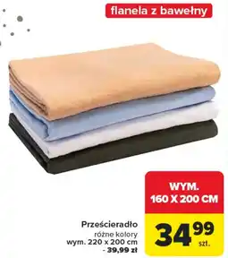 Carrefour Prześcieradło O oferta