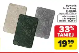 Carrefour Dywanik łazienkowy oferta