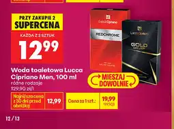 Biedronka Woda toaletowa Lucca Cipriano oferta
