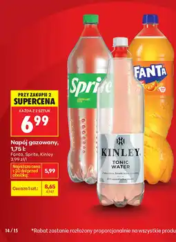 Biedronka Napój gazowany Kinley oferta
