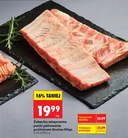 Biedronka Żeberka wieprzowe Kraina Mięs oferta