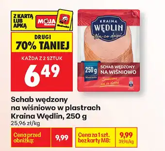 Biedronka Schab w plastrach Kraina Wędlin oferta