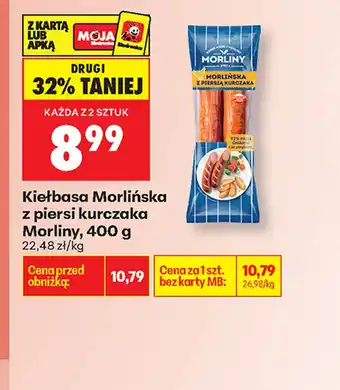 Biedronka Kiełbasa Morliny oferta
