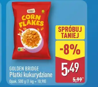 ALDI Płatki kukurydziane Golden Bridge oferta