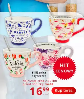 Filiżanka z łyżeczką