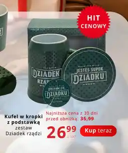 Poczta Polska Kufel z podstawką Dziadek rządzi oferta