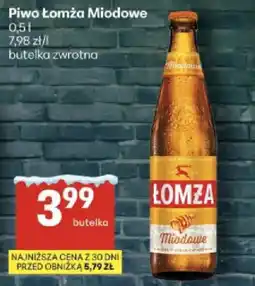 Delikatesy Centrum Piwo Łomża Miodowe oferta