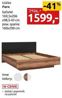 Black Red White łóżko Forn oferta