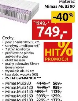 Black Red White materac Mimas Multi 90 oferta