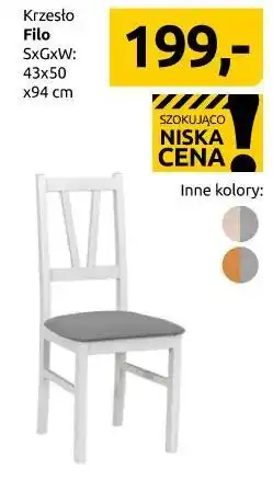 Black Red White krzesło Filo oferta