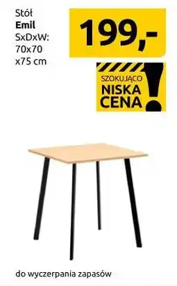 Black Red White stół Emil oferta